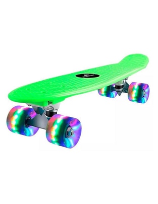 Patineta manual con luz