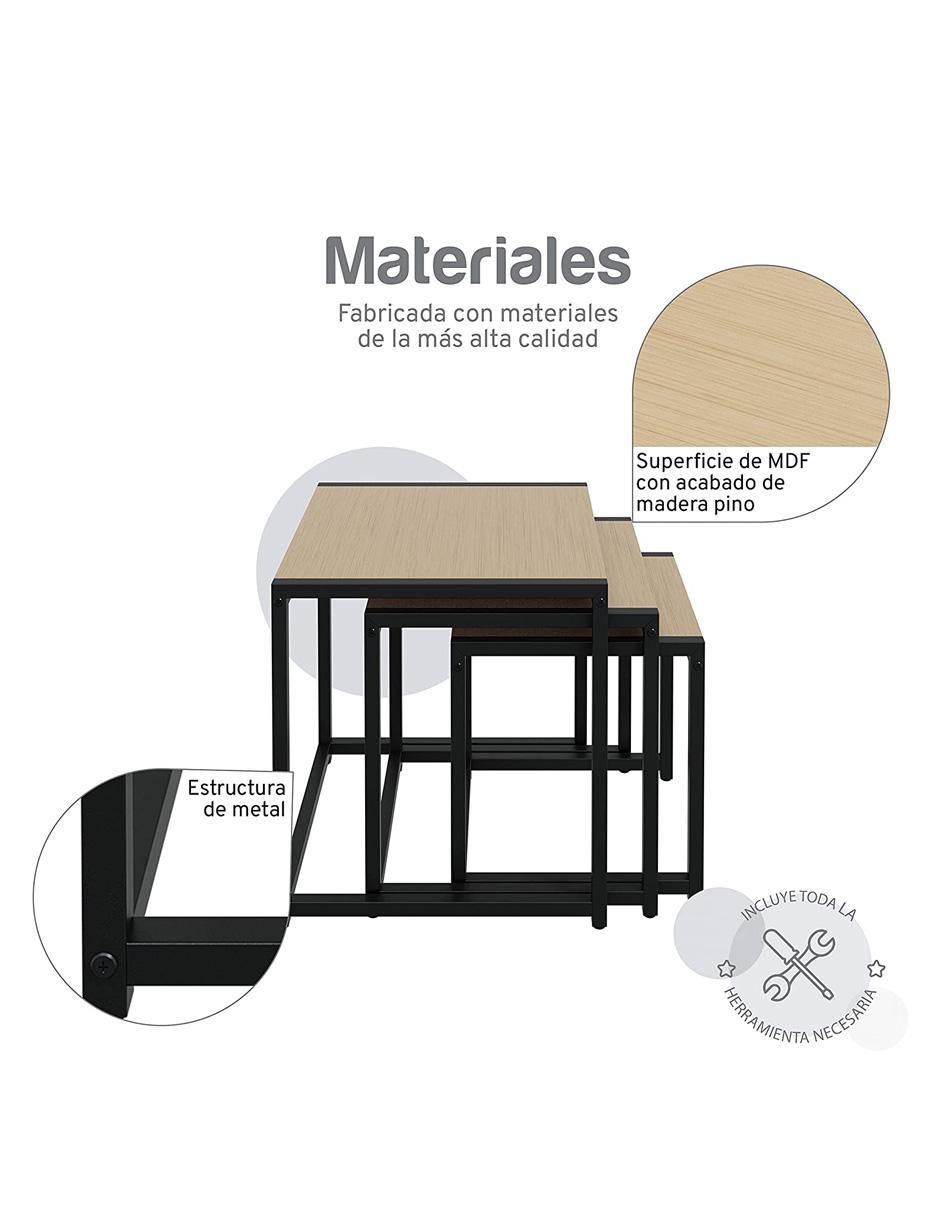 Juegos de mesas para sala de mdf 5