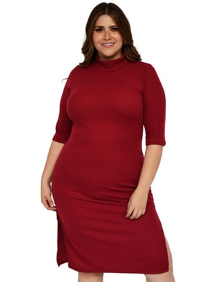 Vestido midi casual para mujer