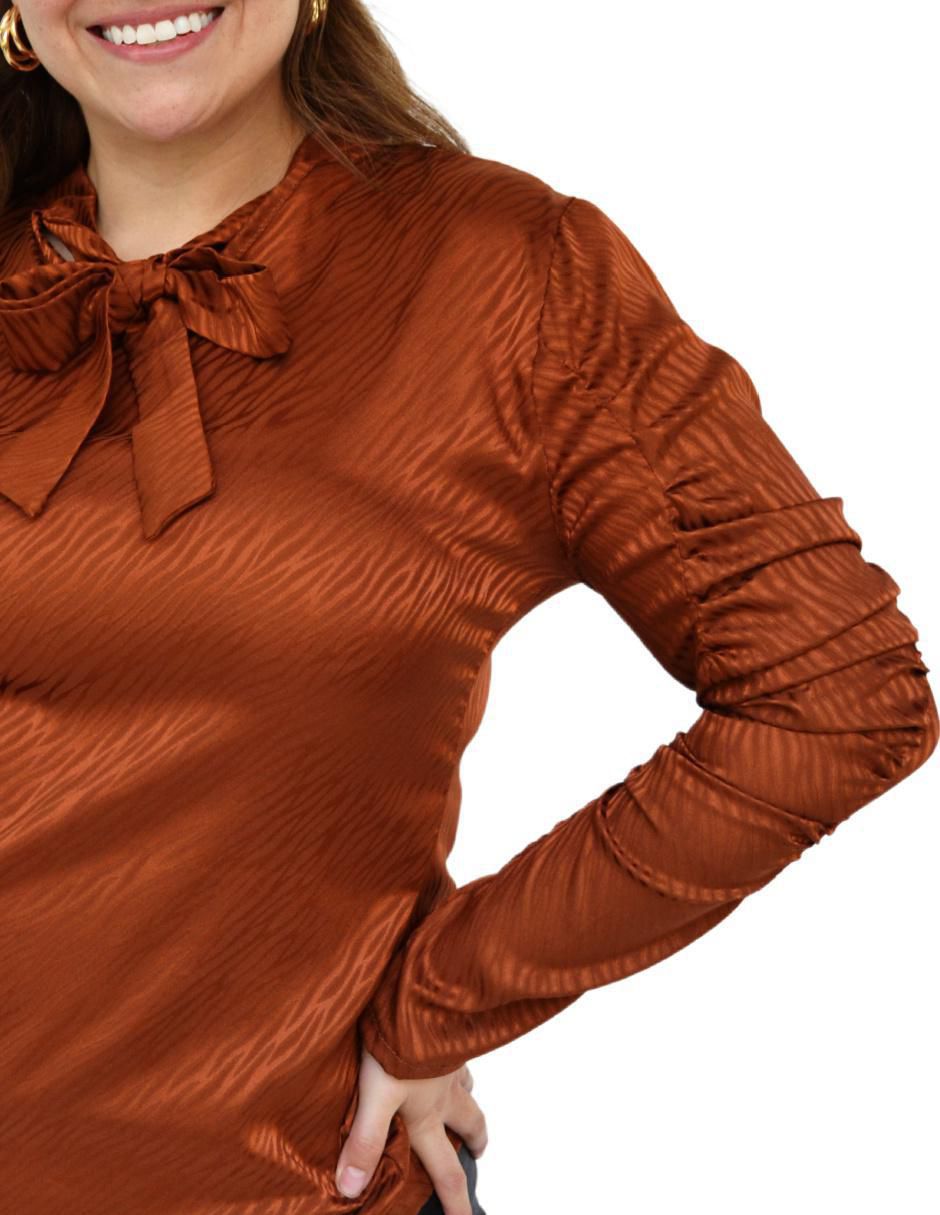 Blusa Roman Fashion manga larga para mujer