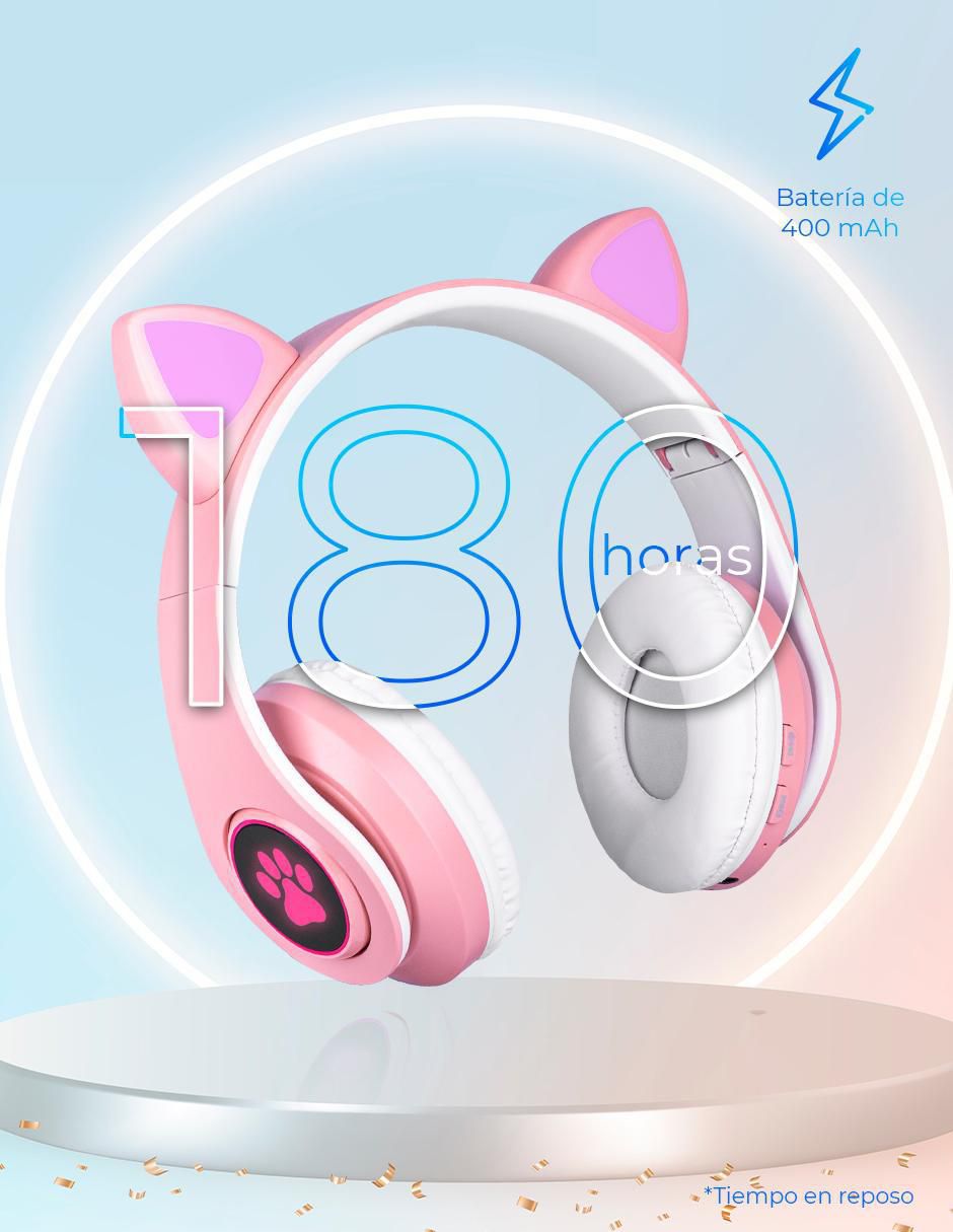 Audífonos Over-Ear inalámbricos 6