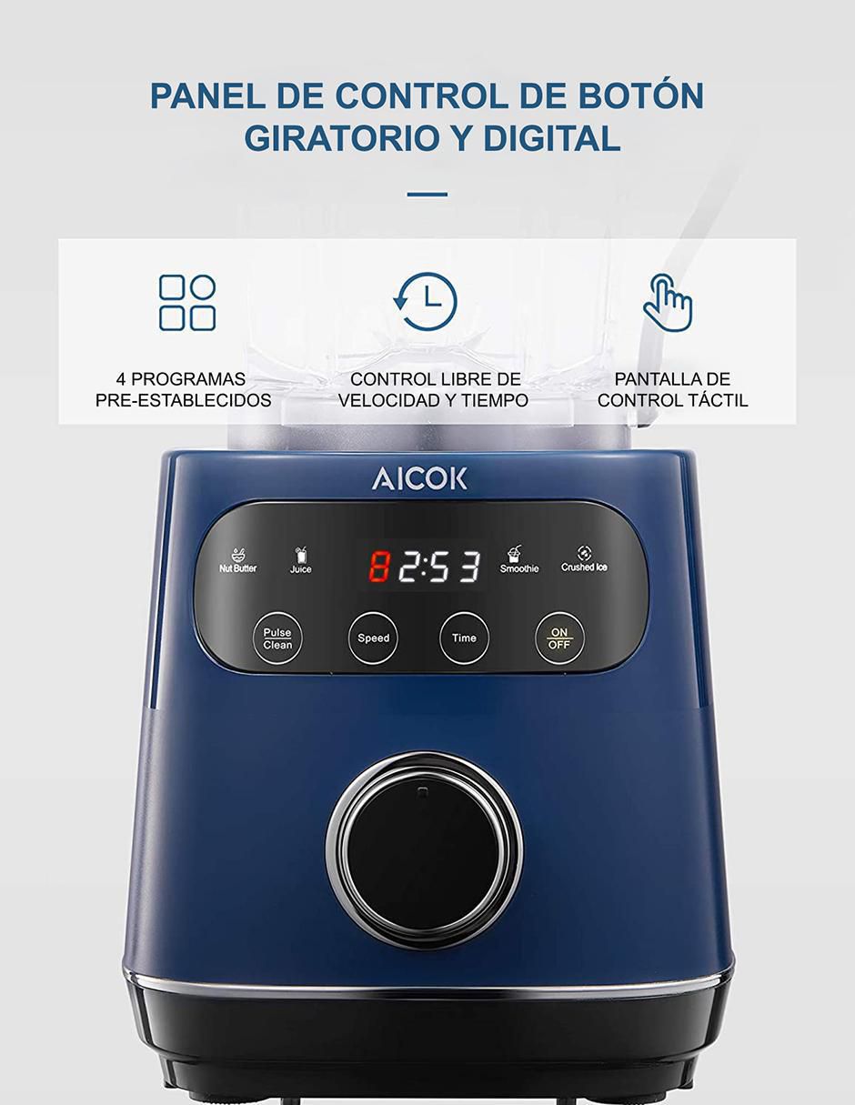 LICUADORA LP0010 AICOK 9, AZUL MARINO1