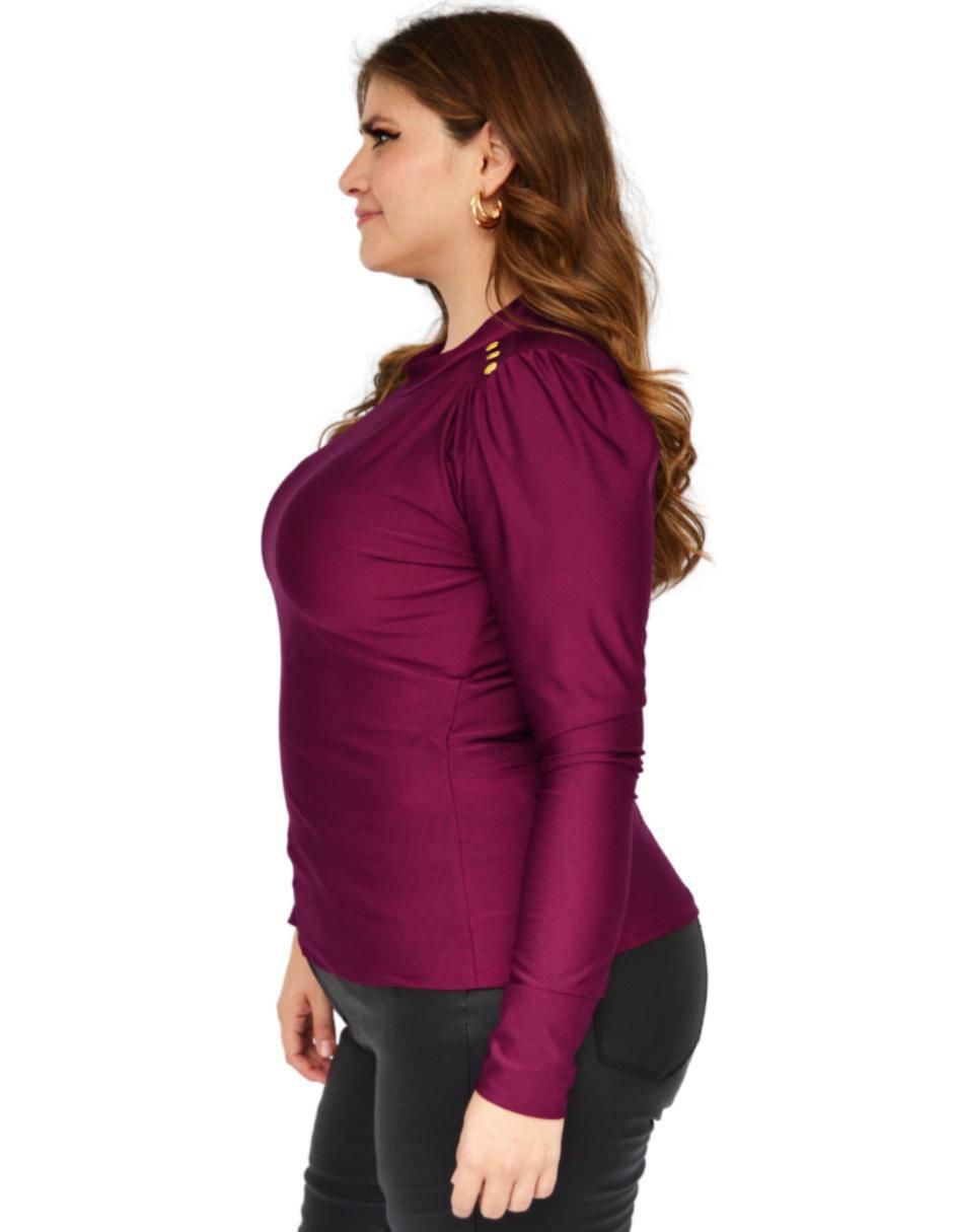 Blusa manga larga para mujer 8