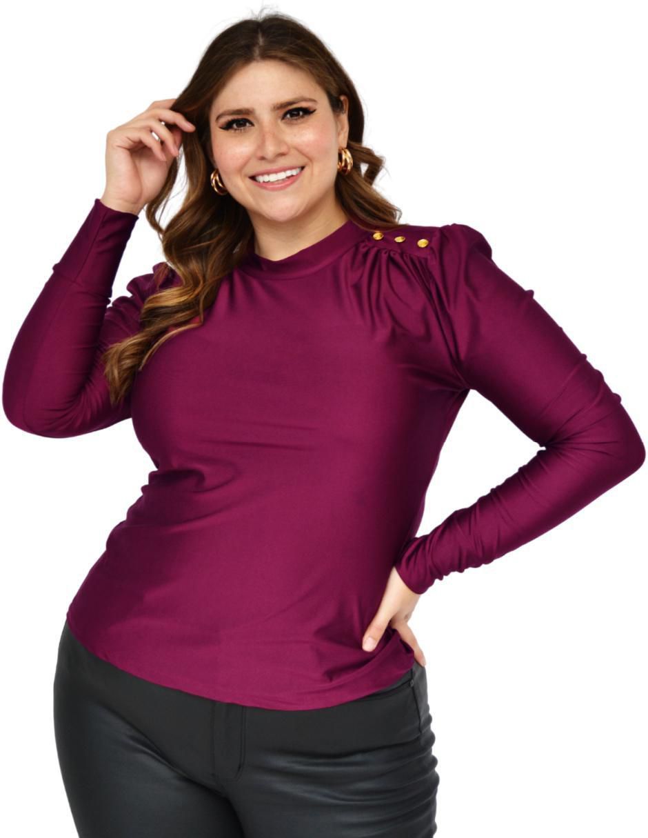Blusa manga larga para mujer 10