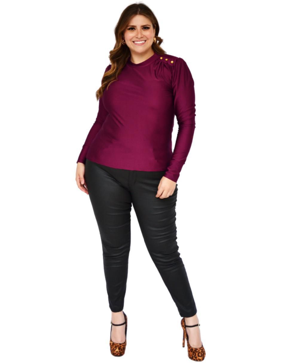 Blusa manga larga para mujer 12