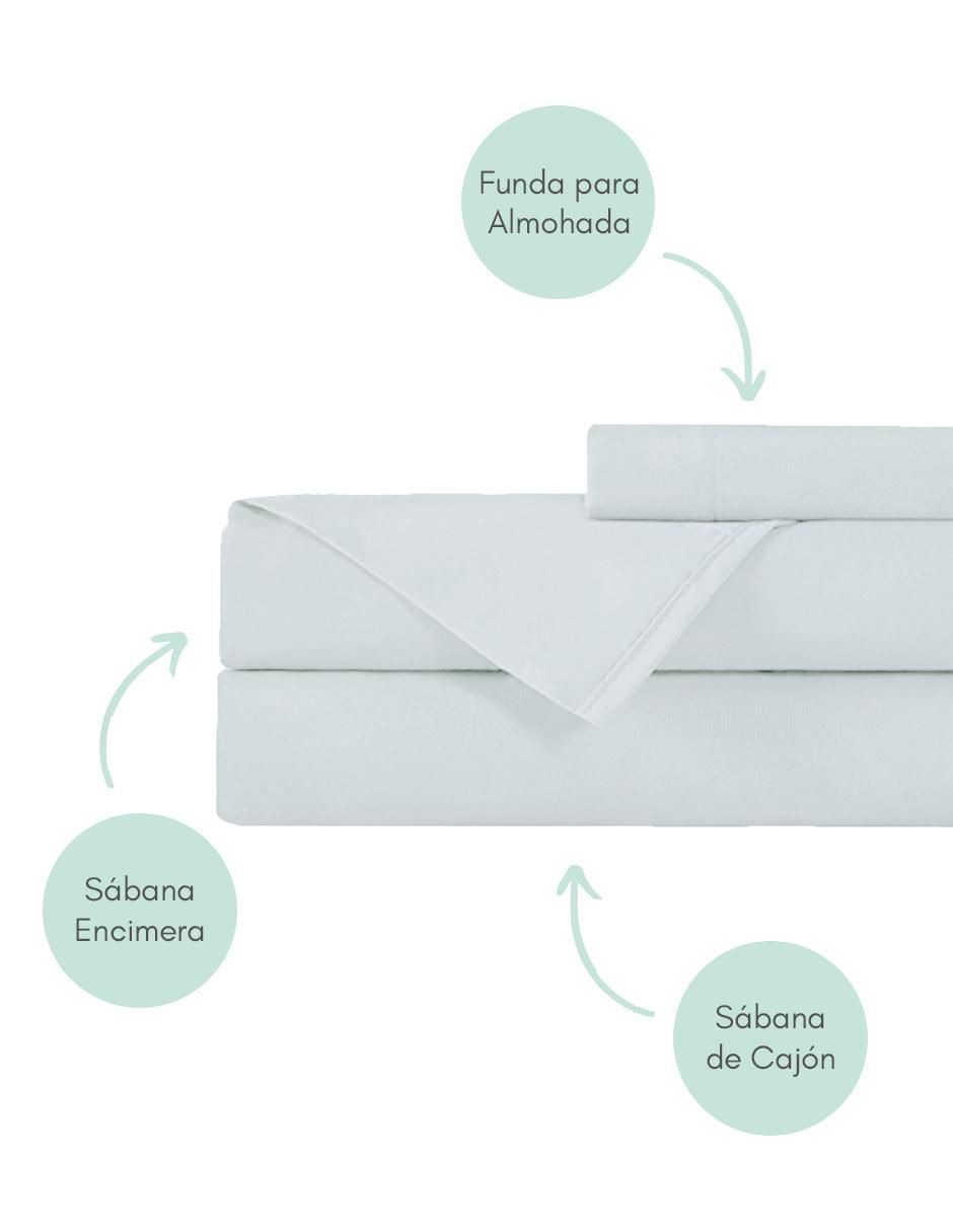Juego de sábanas de microfibra 250 hilos 5