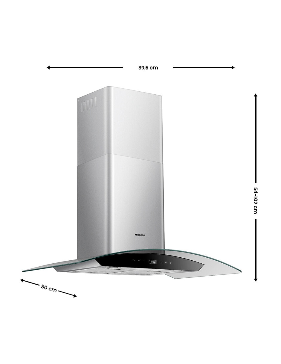Campana de pared HHW902WS de acero 7