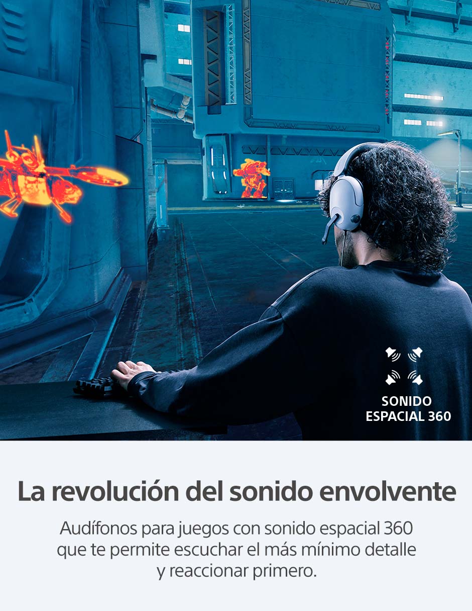 Audífonos gamer Inzone H3 alámbricos 2