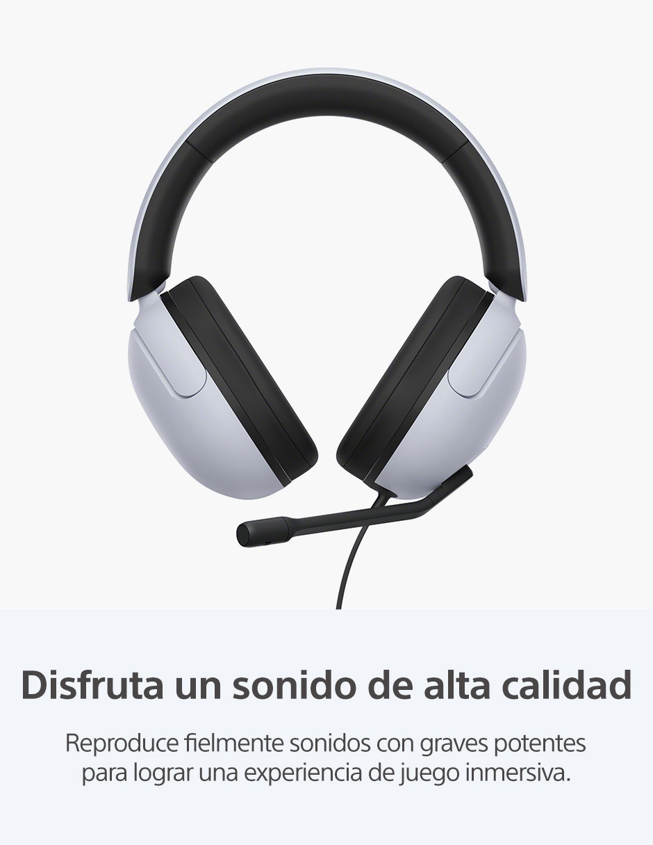 Audífonos gamer Inzone H3 alámbricos 3
