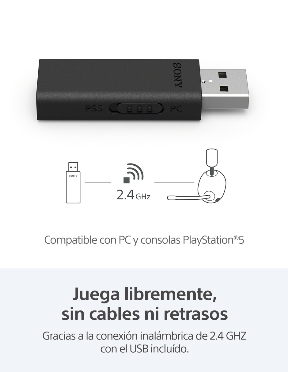 Audífonos gamer Inzone H9 inalámbricos con cancelacion de ruido 8