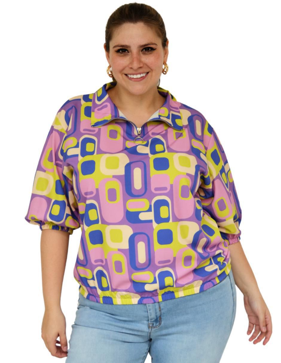 Blusa manga 3/4 para mujer 1