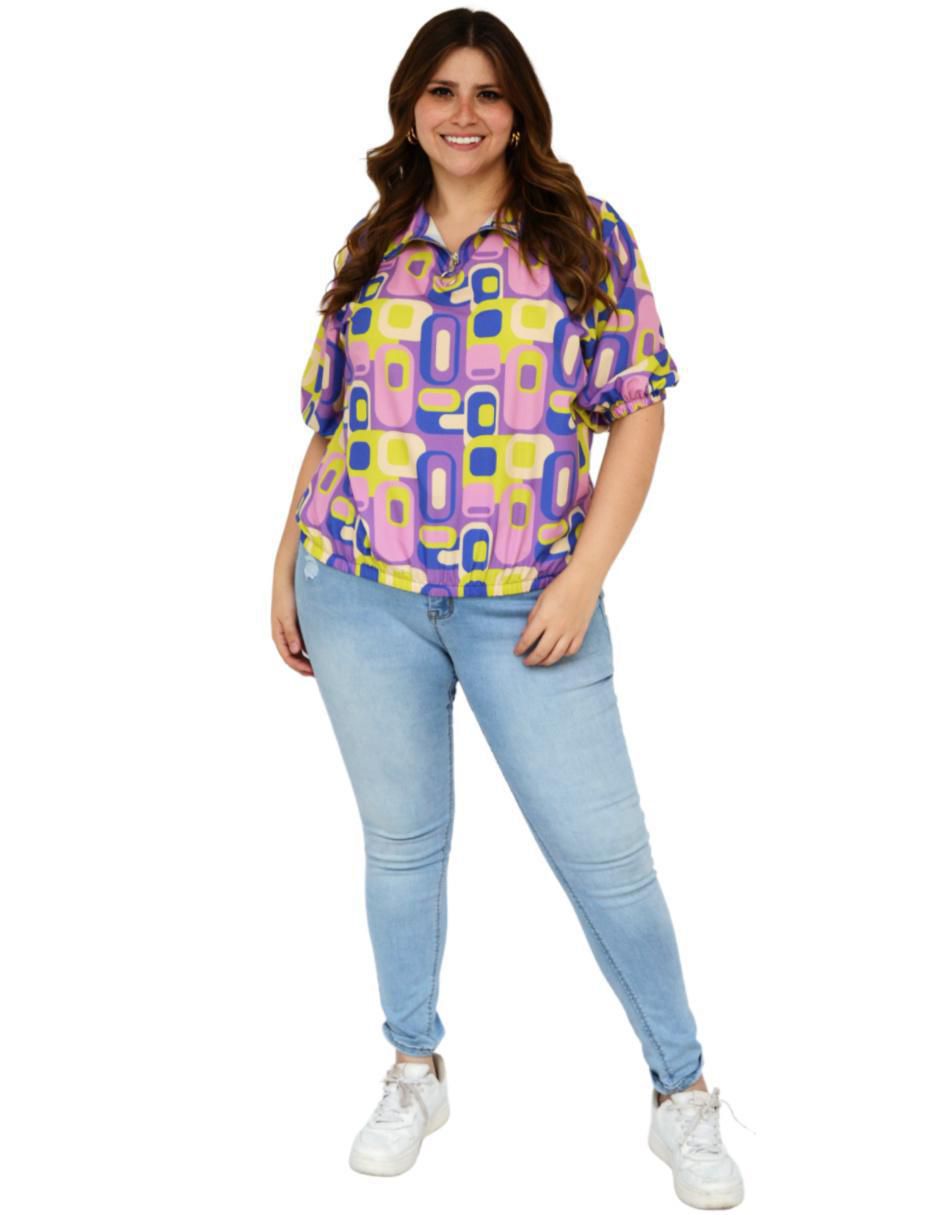 Blusa manga 3/4 para mujer 16