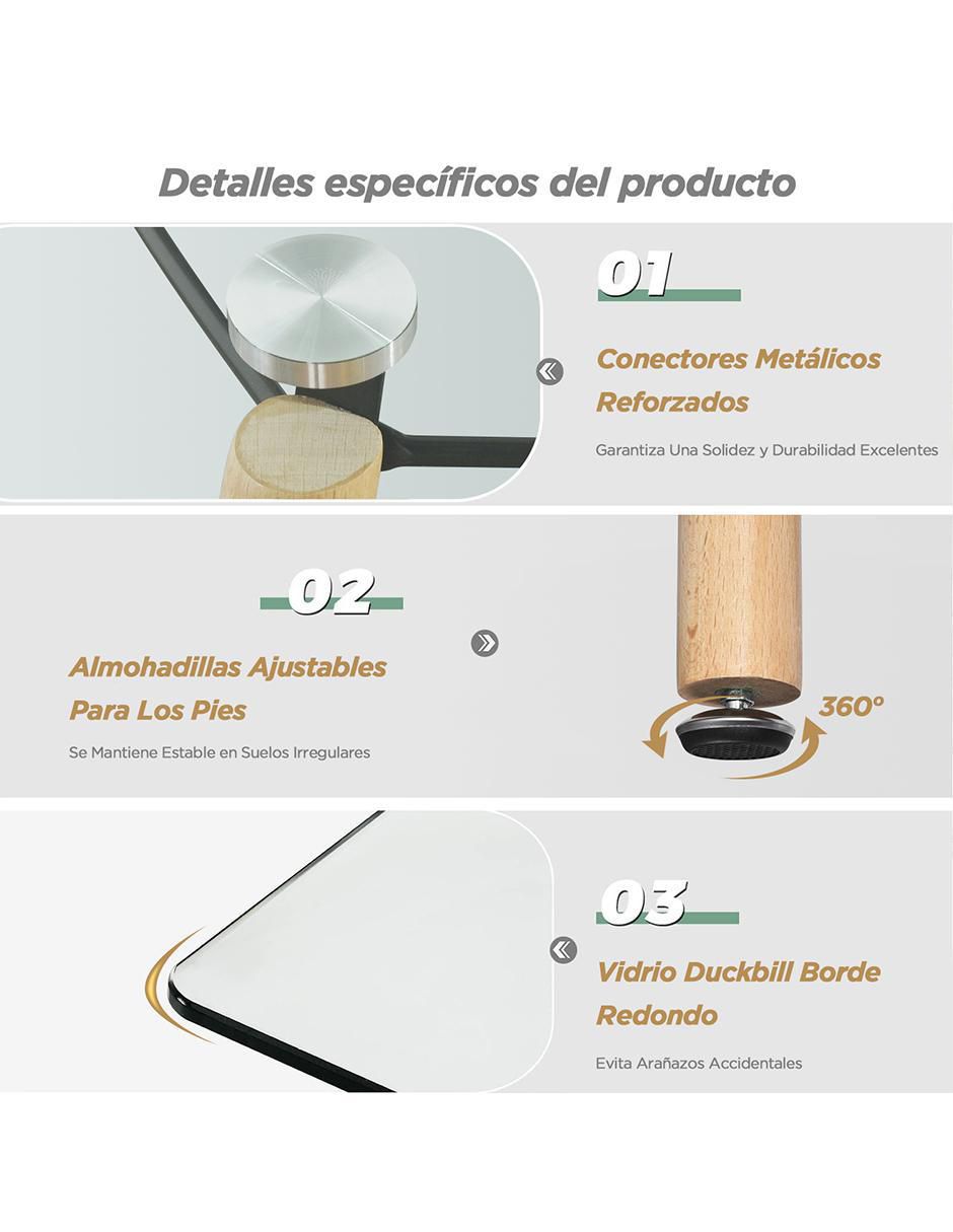 Mesa de comedor armable zappa 8