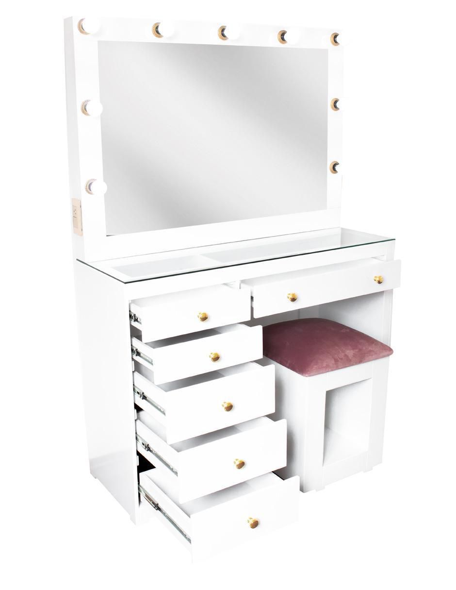 Tocador vanity barby gold