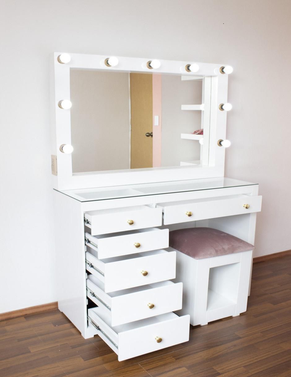 Tocador vanity barby gold