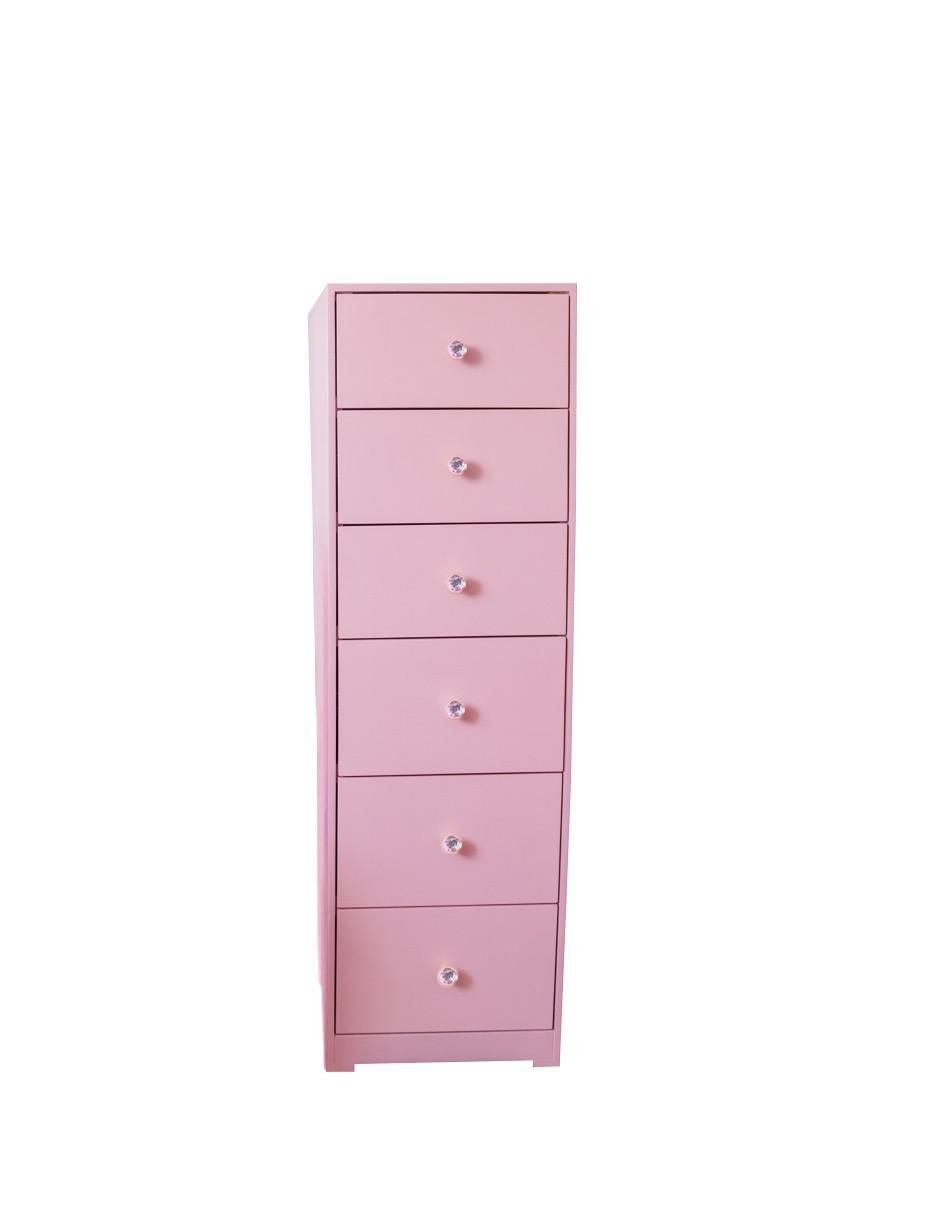 Cajonera Barby Pink Silver 1