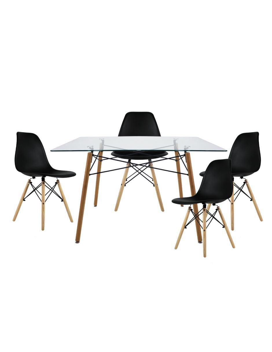 Comedor Eames para 2 personas de cristal 1