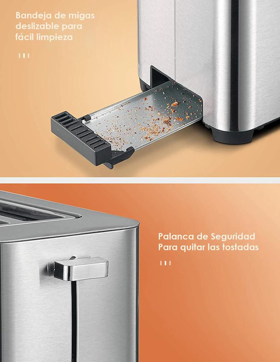 TOSTADOR HT8015 AICOK , PLATEADO
