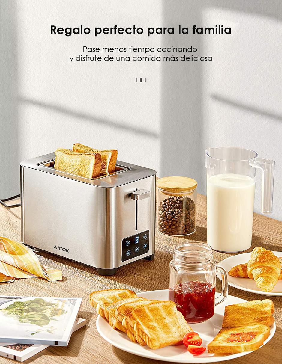 TOSTADOR HT8015 AICOK , PLATEADO 6