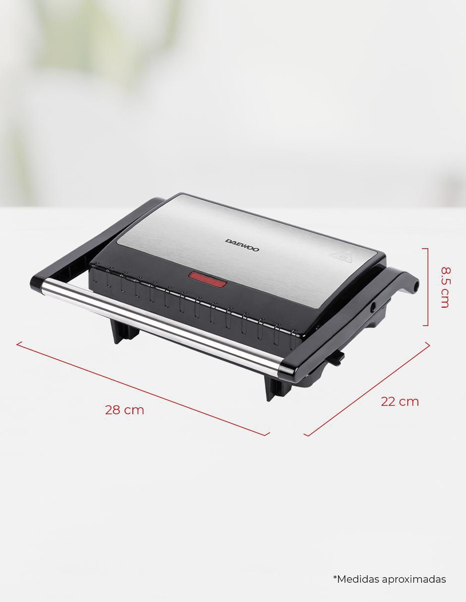 PARRILLA PANINI DHG-2673 , GRIS 9