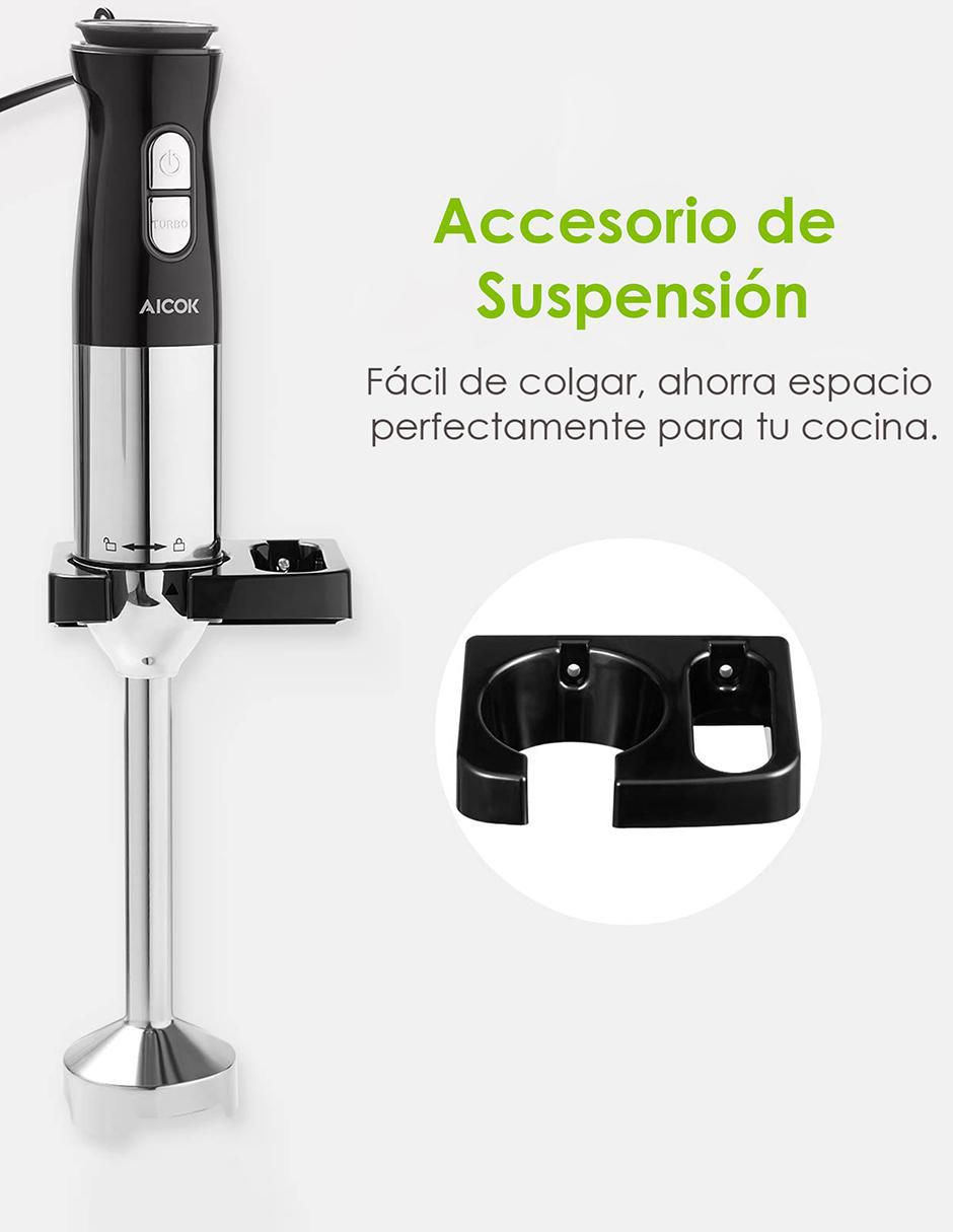 BATIDORA INMERSIÓN BI, 1.2 L, PLATEADO 3