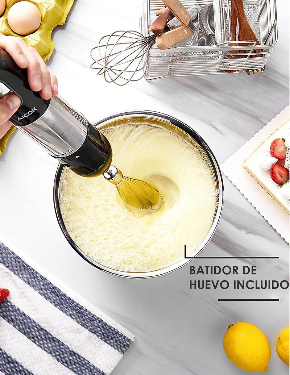 BATIDORA INMERSIÓN BI, 1.2 L, PLATEADO 7