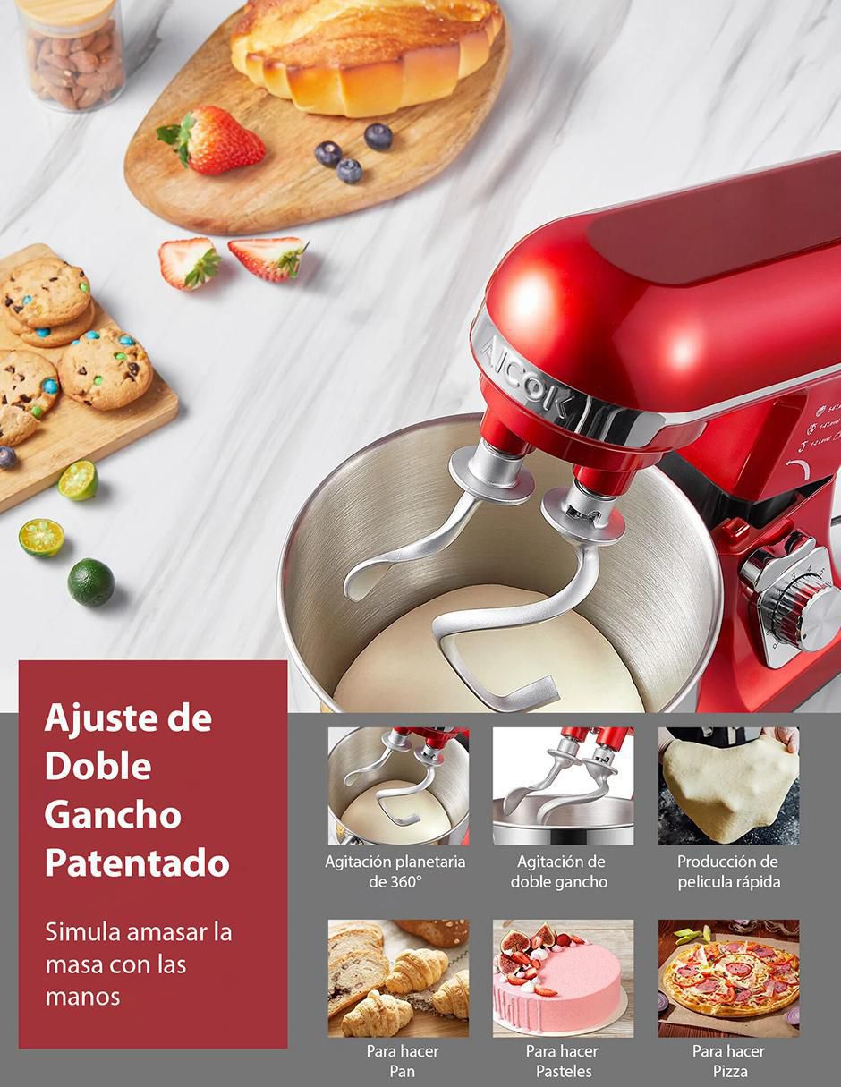 BATIDORA PEDESTAL BP3701 AI, 5 L, ROJO