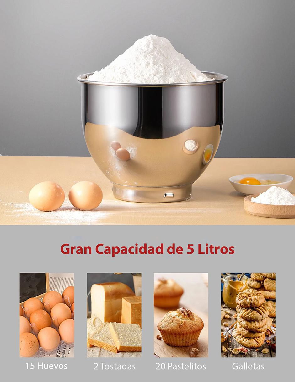 BATIDORA PEDESTAL BP3701 AI, 5 L, ROJO