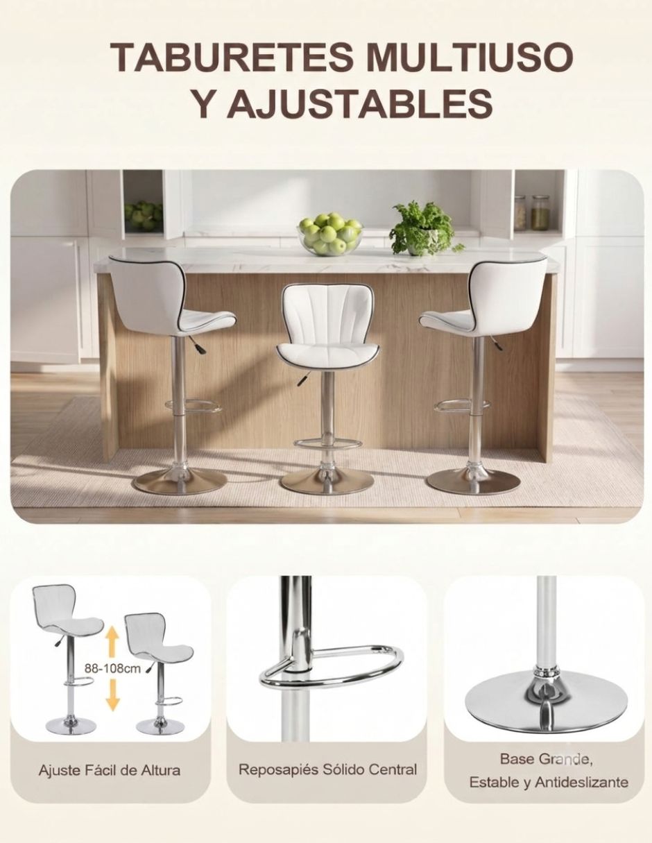 Juego de bancos Hiroza Home Make