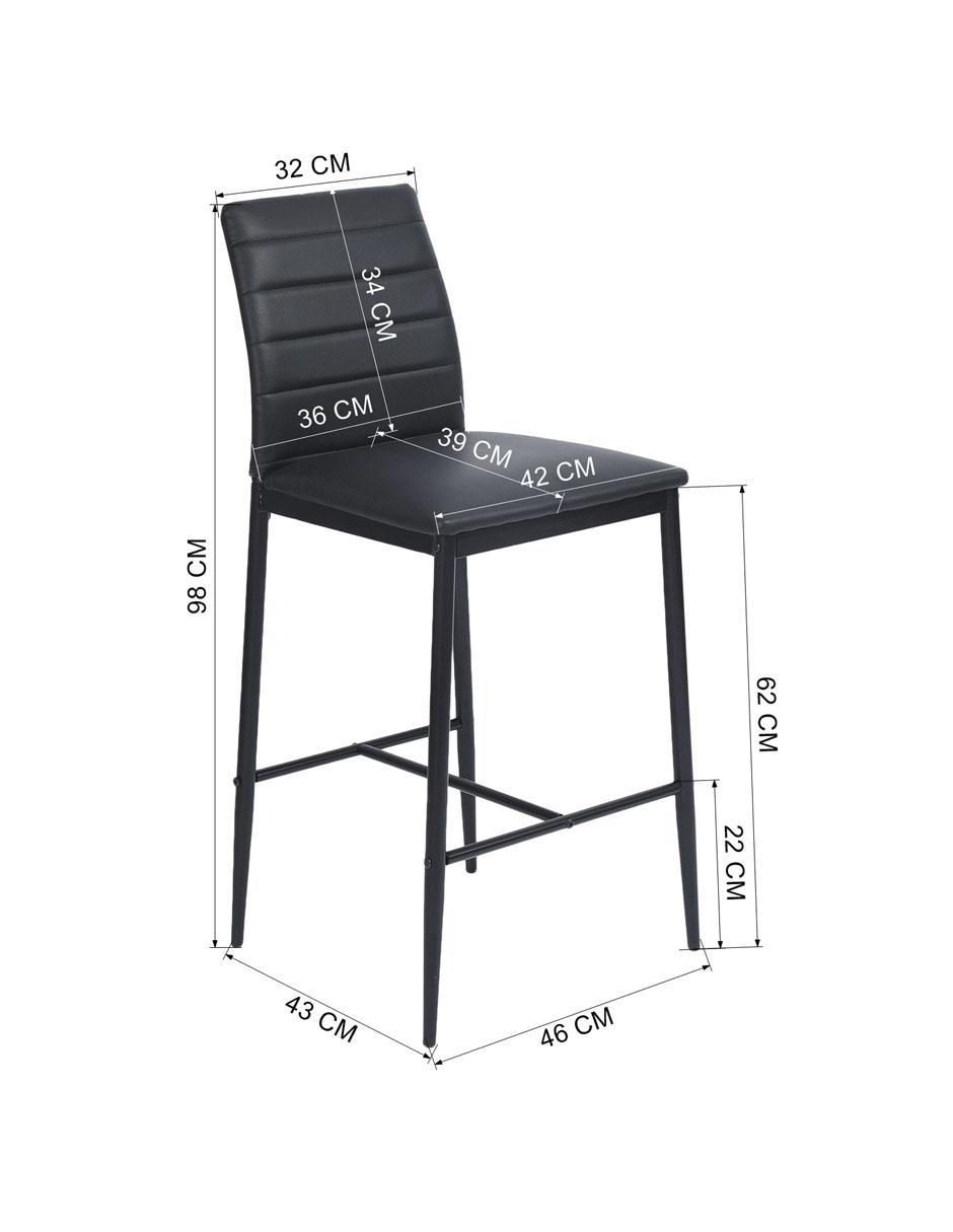 Juego de bancos altos Ann Barstool 8