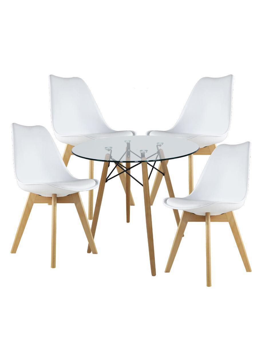 Comedor para 4 personas de cristal