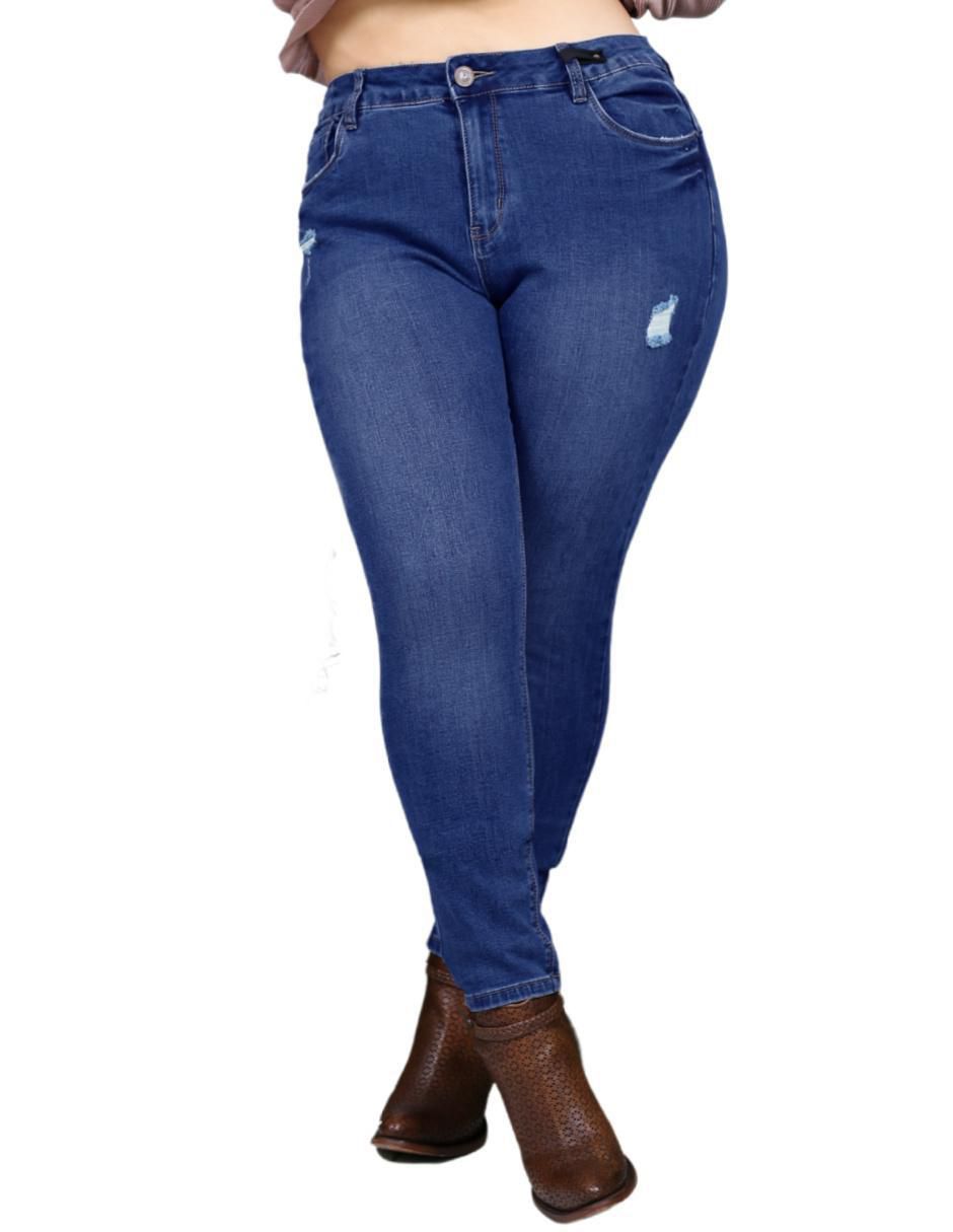 Jeans skinny j-kyr-1881-medio para mujer