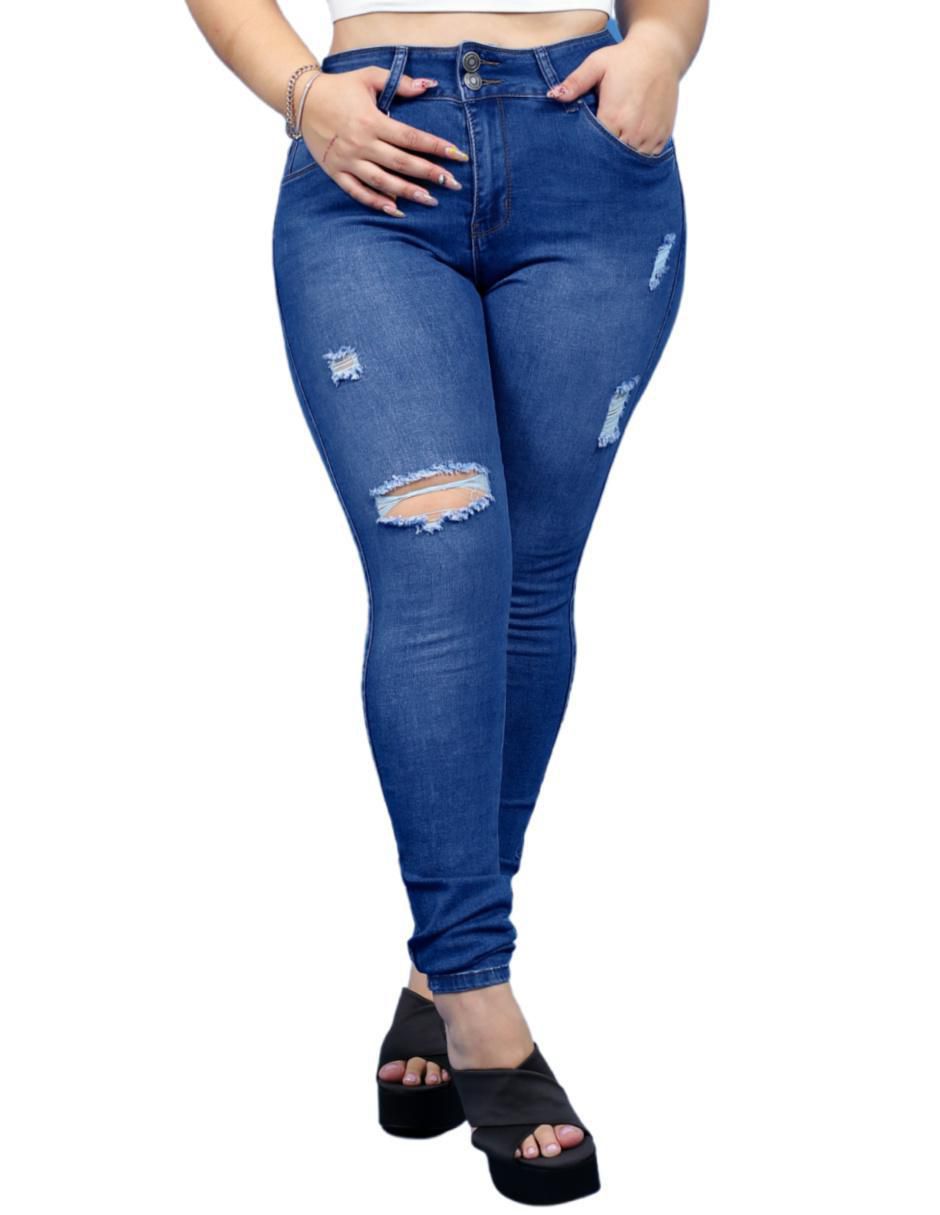 Jeans skinny j-dw-570-medio para mujer