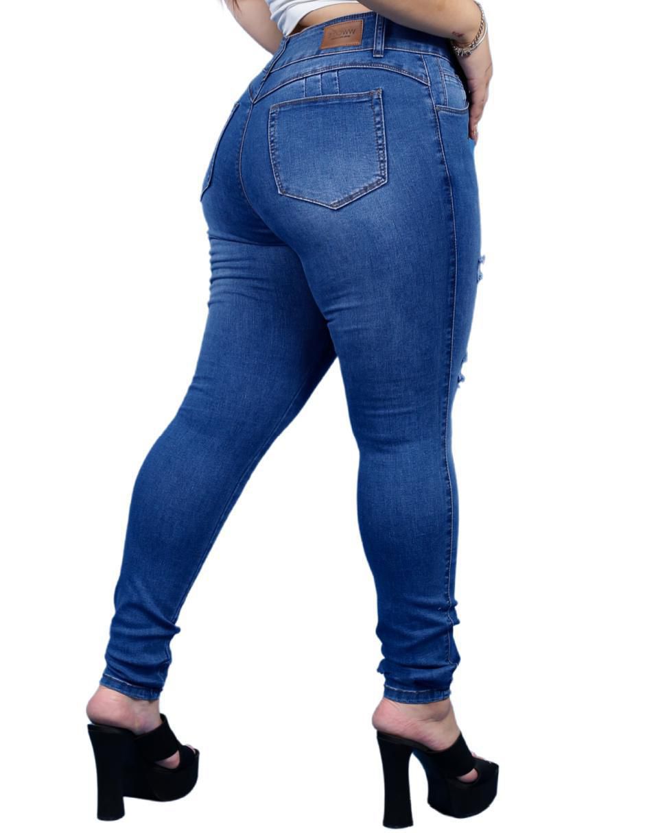 Jeans skinny j-dw-570-medio para mujer