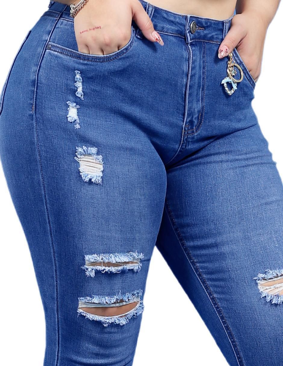 Jeans skinny j-dw-571-medio para mujer