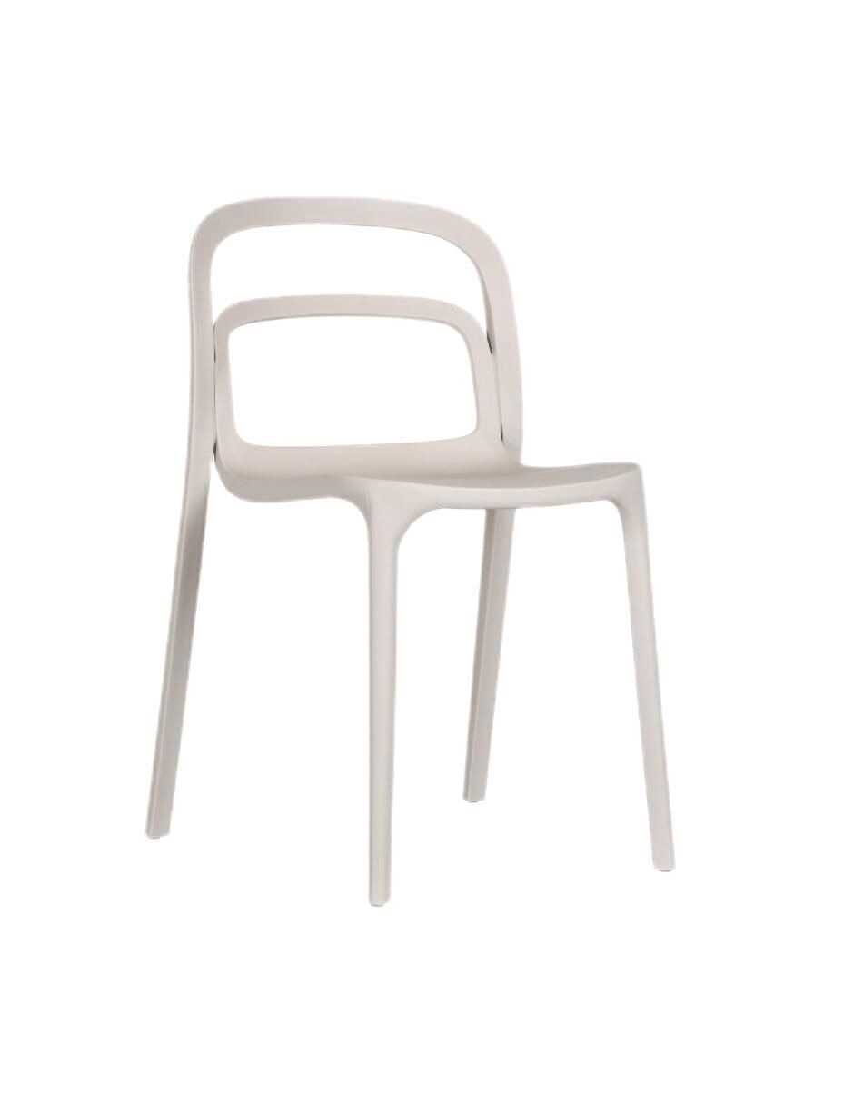 Juego de sillas 4 piezas Asti de plástico 5