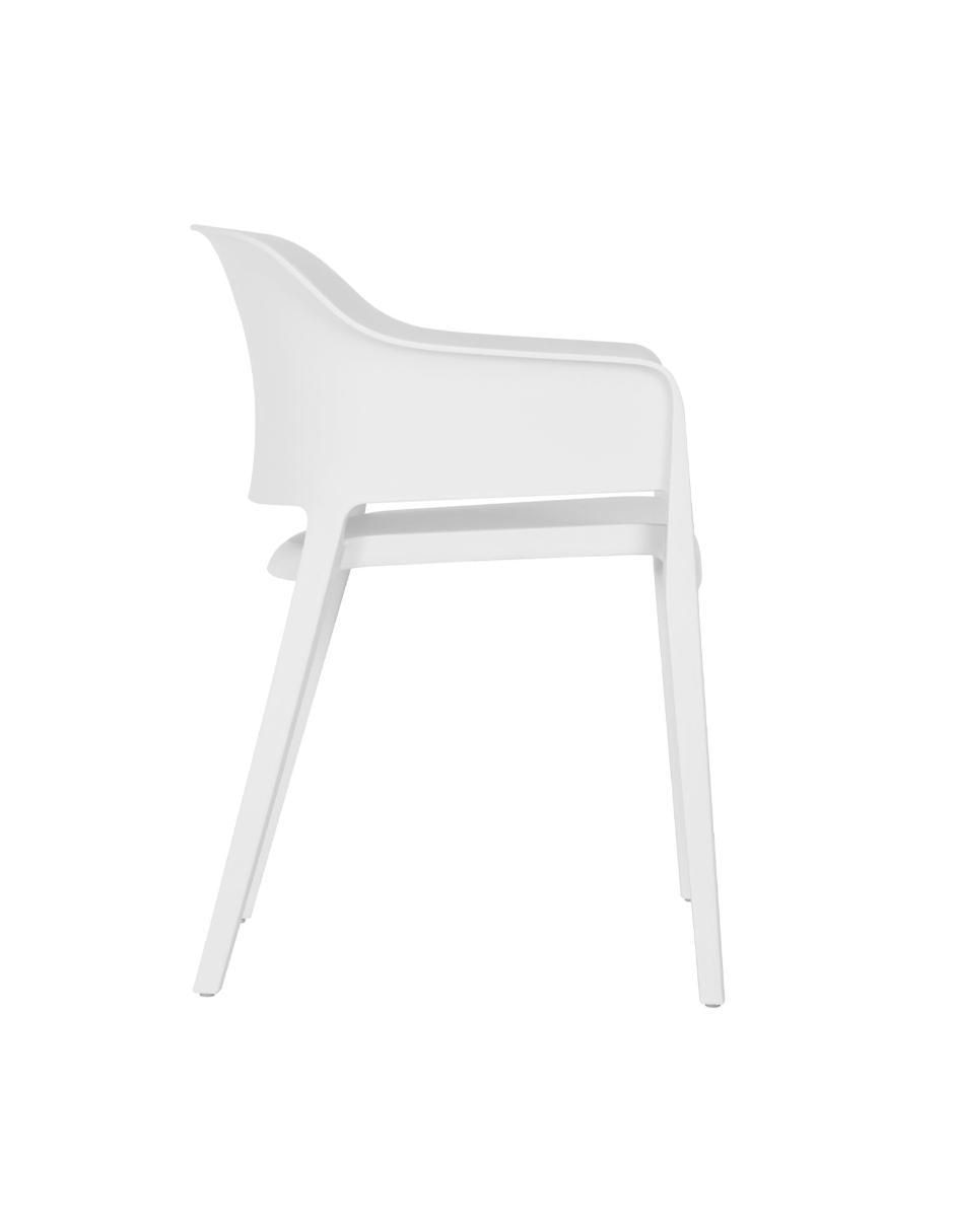 Juego de sillas 4 piezas Capri de plástico 4
