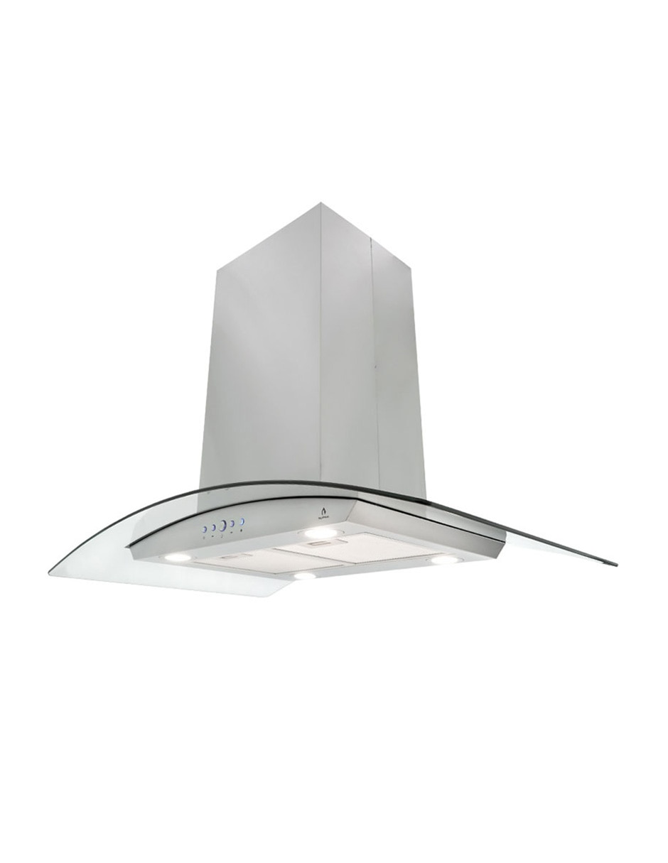 Campana de isla Supra CI-76 de acero inoxidable 3