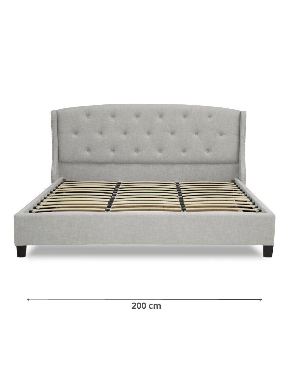 Cama LAN de madera king size 7
