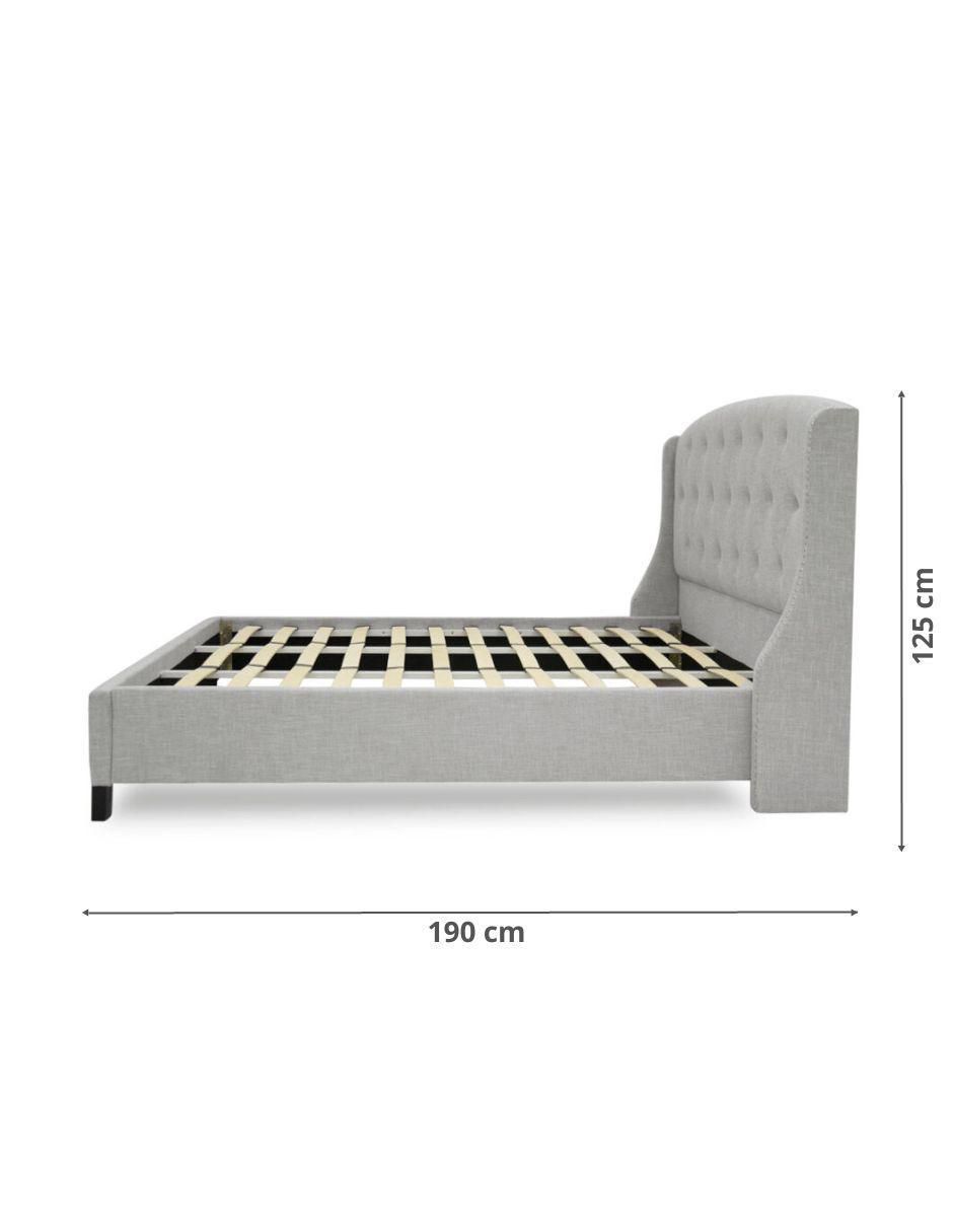 Cama LAN de madera king size 8