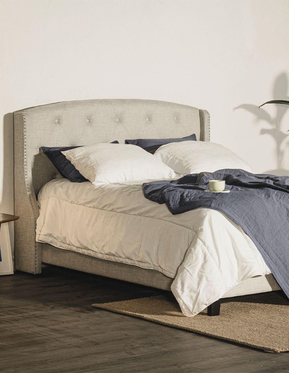 Cama LAN de madera king size 6