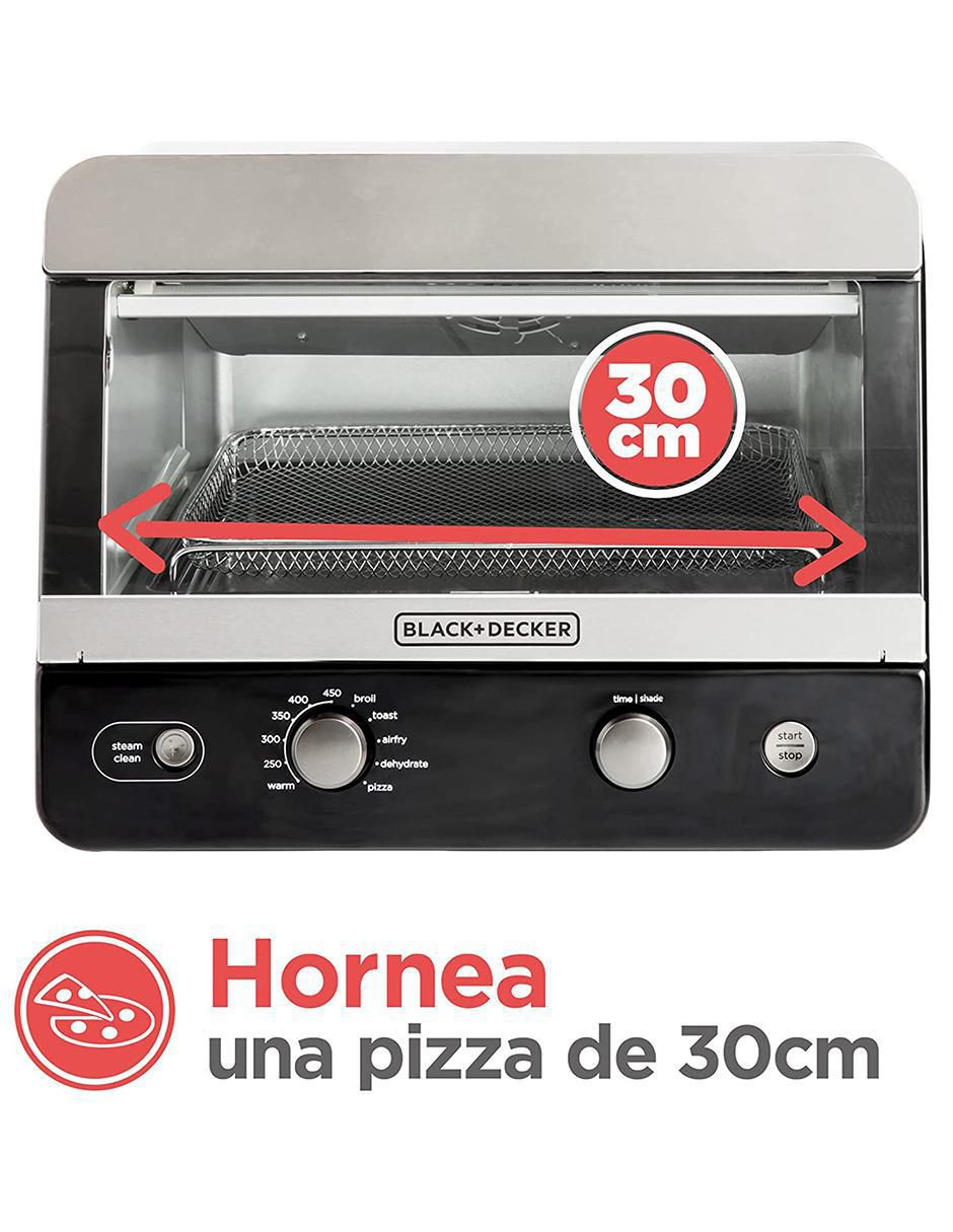 HORNO ELÉCTRICO FREIDORA H6020, NEGRO 9