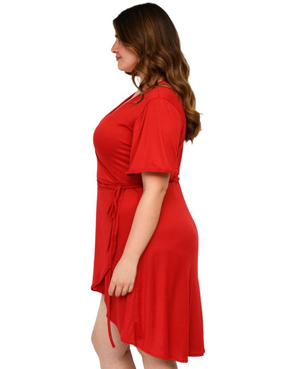 Vestido a la rodilla casual para mujer 2
