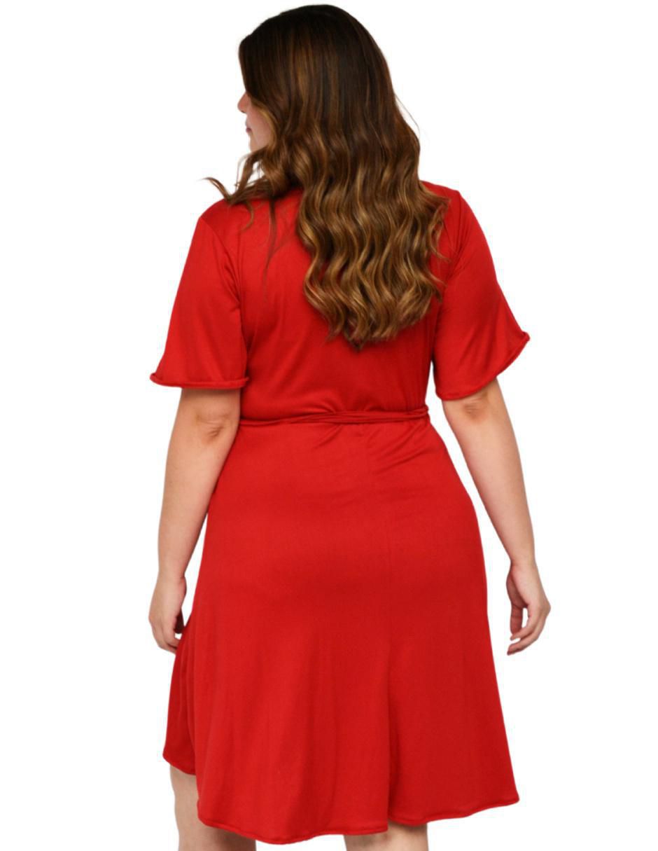 Vestido a la rodilla casual para mujer