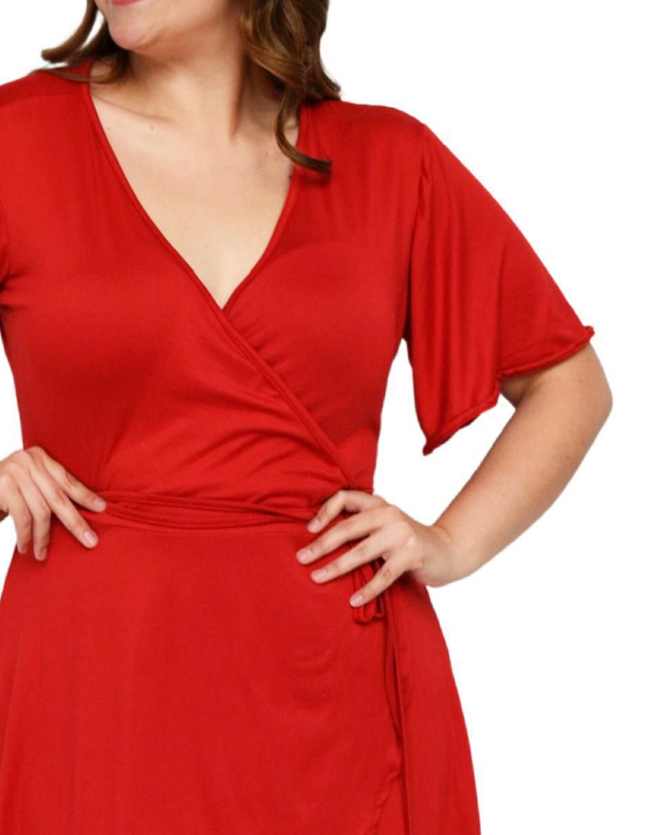 Vestido a la rodilla casual para mujer