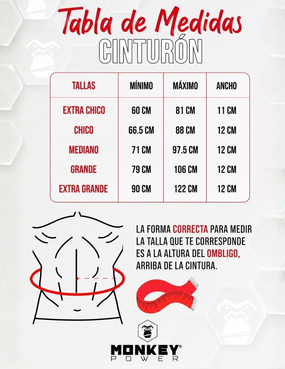 Cinturón Monkey Power unisex