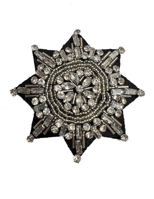 Parche decorativo para ropa Estrella aplicación pedrería 1