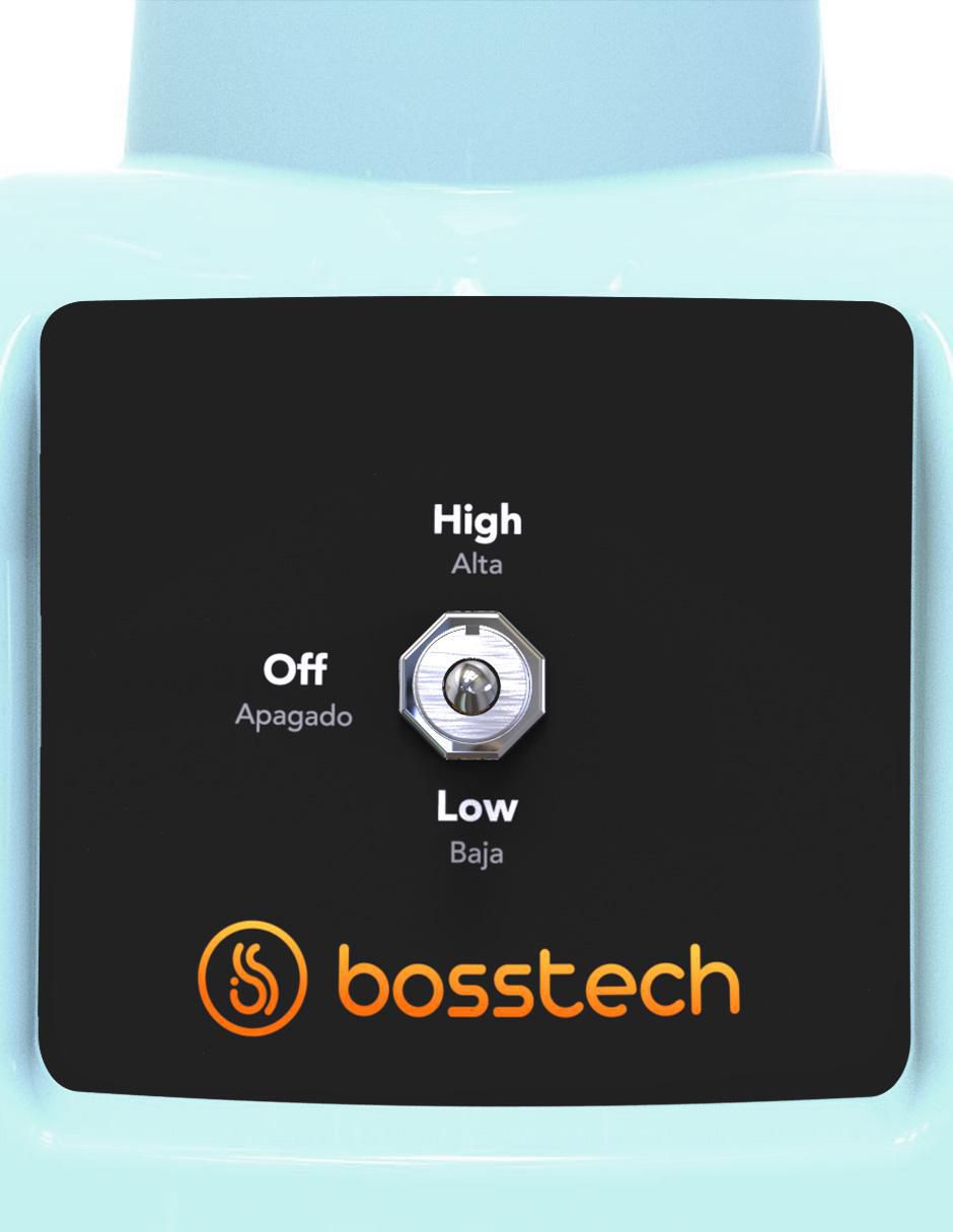 LICUADORA BSED-B2-VBL BOSSTECH 2, AZULI