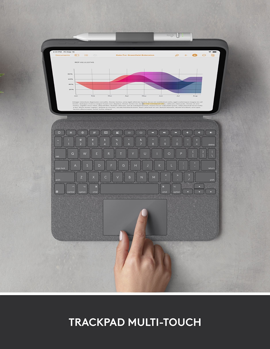 Funda con teclado para tablet iPad (10.ª generación) 6