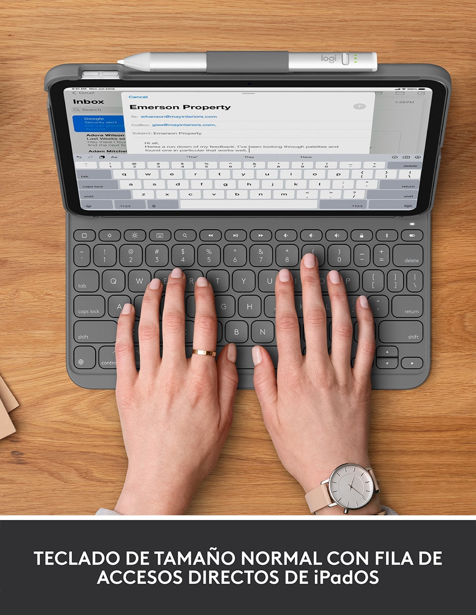 Funda con teclado para tablet iPad (10.ª generación) 6